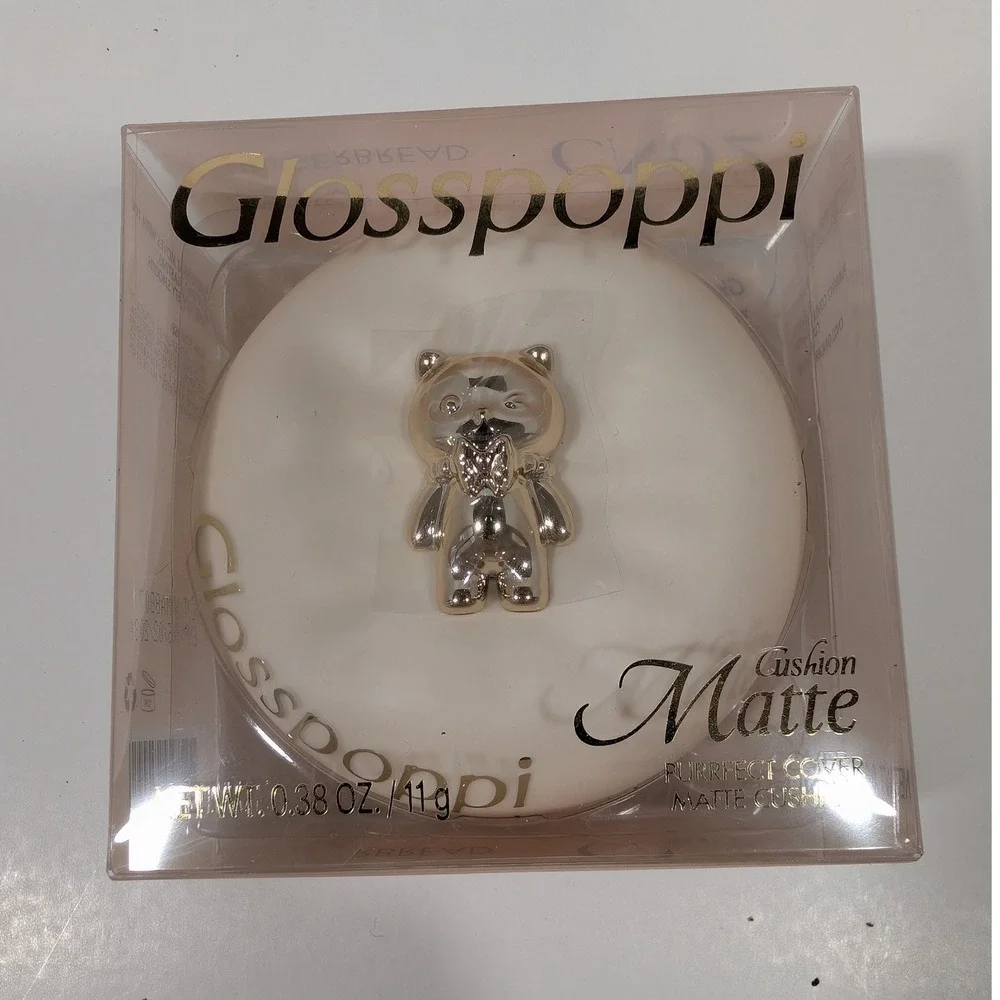 Glosspoppi Purrfect Cover Matte Cushion Foundation CN02 Gingerbread 0.38oz 11g